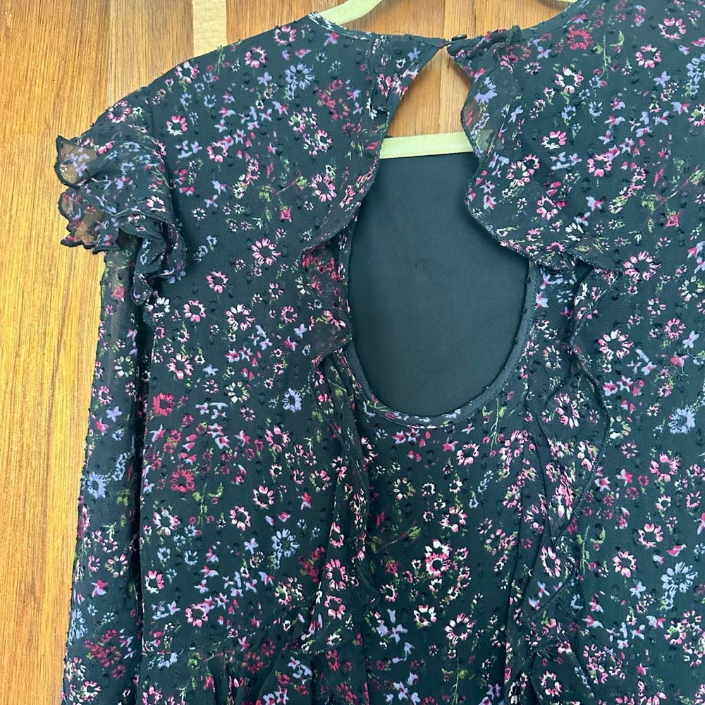Reiss Carey Ruffle Floral Dress - Picture 9 of 9